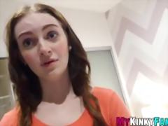 Pale stepsisters hairy wet pussy demolished in missionary